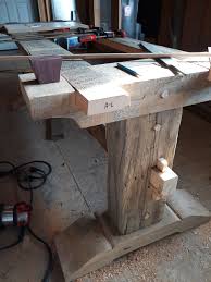 Barnwood Table Base Mortise N Tenon No Metal Hardware Wood Table Design Kitchen Table Wood Wood Table