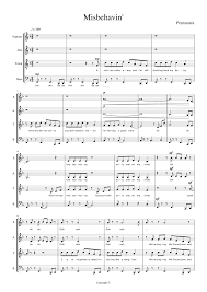 Misbehavin Pentatonix Pentatonix Sheet Music Music Lyrics