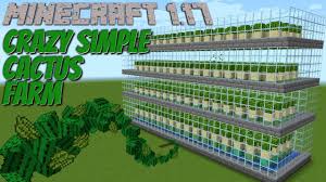 Then you can repeat and repeat the steps to make a big farm. Minecraft Survival Cactus Farm Tutorial How To Make A Cactus Farm In Minecraft 1 17 Below Easy Youtube