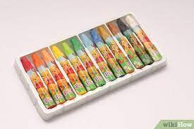 Membuat special effect dengan oil pastel : Cara Menggambar Menggunakan Pastel Minyak 8 Langkah