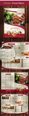 Modern Food Menu 02 Modern Food Food Menu Menu Design Inspiration