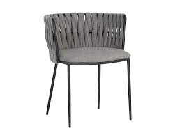 Sarai Dining Armchair Belfast Koala Grey Dining Arm Chair Armchair Armchair Vintage