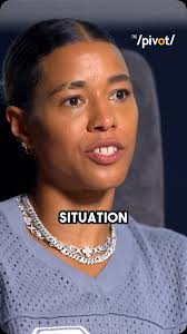 Natasha Cloud shares her journey of being raised by white parents and the  deep love and support they've given her throughout her life❤️, 🎥 via  @thepivot , WNBAThreads