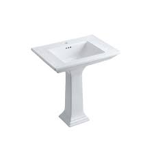 kohler memoirs stately ceramic pedestal