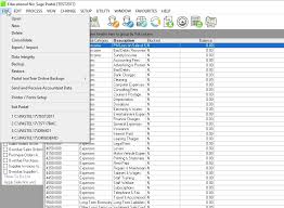 understanding the menu structure in sage pastel partner