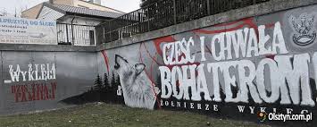 Cześć i chwała bohaterom ! Odmalowali Zniszczony Mural Ku Czci Zolnierzy Olsztyn