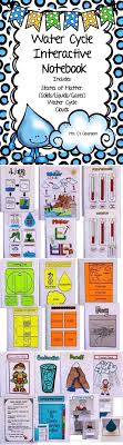 3 States Of Matter Solids Liquids Gases Boiling Point Water Vapor Freezing Point Range Of Liquid Tem Water Cycle Interactive Notebooks 3 States Of Matter