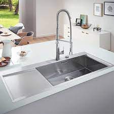 The taps you choose to go with your sink which type of sink best suits my style and needs? Know The Different Types Of The Kitchen Sink And Their Installation Stainless Steel Kitchen Sink Steel Kitchen Sink Sink