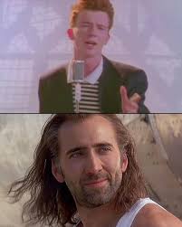 Simon West, director of “Never Gonna Give You Up” by Rick Astley, laid low  for 10 years and then dropped 'Con Air' as his first movie. 2 masterpieces.