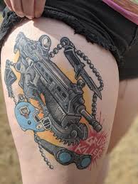 Newest Gears Of War Tattoo Done By Nick At Seaside Tattoo Port Macquarie Australia War Tattoo Gears Of War Tattoos