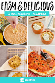 13 Ridiculously Easy Recipes You Can Make With 3 Ingredients In 2020 3 Ingredient Recipes Recipes Ingredients Recipes