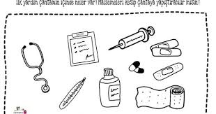 Ilk Yardim Cantasi Kizilay Etkinlikleri Kirtkirtla Okul Oncesi Okul Okuma Calismasi