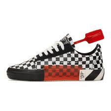 Checkered shoes, heels, sandals, boots and sneakers iggy azalea wears futuristic white pants with givenchy checkered boots. Off White C O Virgil Abloh Suede Vulc Low Checkered Black White For Men Lyst