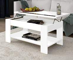 Aluminum lift up coffee table mechanism home modern metal functional furniture. Lift Up Coffee Table With Shelf Underneath Ayora Don Baraton Tienda De Sofas Muebles Y Colchones