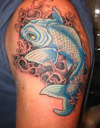 We particularly like the traditional japanese style wave shapes that people put around koi fish tattoo designs. 40 Beautiful And Catchy Fish Tattoo Designs