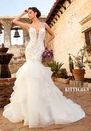 Alvina valenta fall 2015 style av9553 strapless lace mermaid gown with. Kittychen Couture Denita K1954 Wedding Dress The Knot