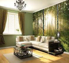 It is where we usually receive and entertain guests. Wall Paint Ideas For Living Room With Best Forest Wallpaper Forest Paint Room 1000x920 Wallpaper Teahub Io