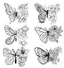 This is a great hand tattoo and uses darker shades to give off a mysterious look. Tattoo Art Butterfly Hand Drawing And Sketch With Line Art Illustration Isolated On White Background Royalty Free Cliparts Vectors And Stock Illustration Image 128695717