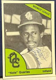 Autographed 1978 T.C.M.A. Melvin (Nate) Quarles, Midwest League #0285