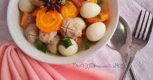 Resep Sop Ayam Bakso Telur Puyuh Oleh Welly Herlina Mommy Zhi 89 Recipe Ide Makanan Makanan Dan Minuman Memasak
