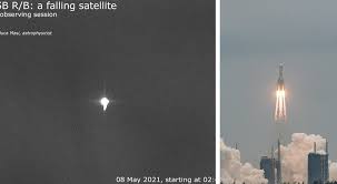 Il razzo cinese long march 5b è in avaria e sta cadendo sulla terra. Ociit8g2ah2d1m