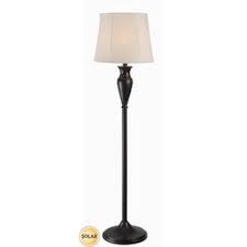Shop Allen Roth Cadenby 27 In Resin Solar Led Outdoor Table Lamp At Lowes Com Tall Floor Lamps Outdoor Floor Lamps Arc Floor Lamps