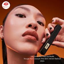 Son YSL Slim 319 Fired Up Nude Hồng Đất - The Slim Velvet Radical MỚI