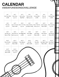 • 1300+ ukulele songs and tabs. The 3rd Annual 30dayukesongchallenge Begins Bernadette Teaches Music