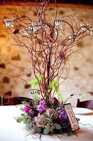 Hill Country Wedding By She N He Photography And Design Wedding Flowers Curly Willow Centerpieces Branch Centerpieces