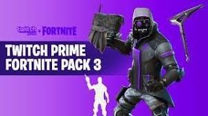 That's … exclusive battle royale havoc outfit & back bling: Apply Fortnite Twitch Prime Pack 3