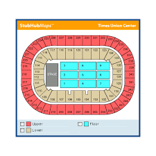 Times Union Center Section 122 Times Union Center Seating