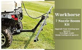Amazon Com Workhorse Bk007hm 7 Nozzle Boom Kit Corrosion Resistant Heavy Duty Boom Sprayer Kit With 140 In Coverage Universal Components Garden Outdoor
