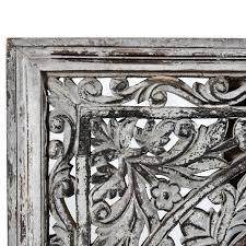 ✔93 awesome creative diy wood projects decorative wall for stunning home 65 ~ aacmm.com. Tete De Lit Originale En Teck Sculpte 121cm Blanc Bleu