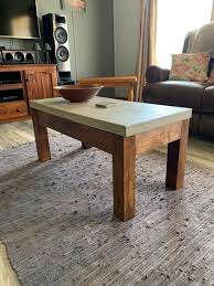When you take out the middle man and labor costs, you save hundreds of dollars. Concrete Coffee Table Hometalk