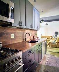 These diy ideas are perfect for those on a budget! Top 60 Best Wood Backsplash Ideas Wooden Kitchen Wall Designs
