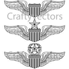 In other words, while phonetic alphabets use symbols to describe the details and nuances of language, the military alphabet is simply for oral the military alphabet is not just for the armed forces. Air Force Pilot Wings Vector File Etsy