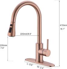 Shop Clozer Rose Gold Kitchen Faucet
