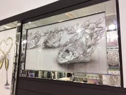  chic silver grey turquoise blue rhinestone crystal faux canvas print. Liquid Glitter Wall Art Using Swarovaki Crystals Hand Made In The Uk Many Sizes And Style To Choose From 20 Off