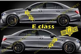 2x Decal Sticker Vinyl Racing Stripes For Mercedes Benz E Class