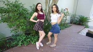 Step Daughters Aliya Brynn & Jackie Rogen Swap Step Daddys Cum After Taboo  Threesome -FamilyStrokes