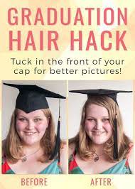 35 Graduation Hairstyles And 3 Hair Hacks To Achieve Them Graduation Hairstyles Graduation Hairstyles With Cap Graduation Look