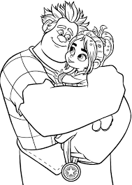 Vanellope wreck it ralph coloring pages in 2020 disney coloring pages printables disney coloring pages princess coloring pages. Wreck It Ralph Coloring Pages Best Coloring Pages For Kids