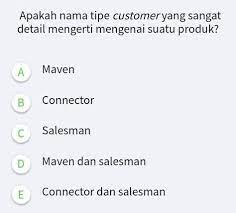 Maybe you would like to learn more about one of these? Apakah Nama Tipe Customer Yang Sangat Detail Mengerti Mengenai Suatu Brainly Co Id