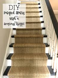 Wool sisal stair runner sisal wool sisal natural fibers other from ruthless stair runner carpet. Magnolia Cottage Installing A Seagrass Runner On The Stairs 11 Magnolia Lane