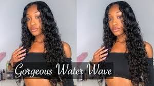 Unice hair icenu series 3 bundles water wave bundles human hair bundles virgin hair extensions natural black color can be dyed sale 10% off directly, can use code again! How To Define Water Wave Hair Mscoco Hair Youtube