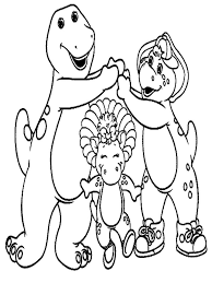 Barney And Friends Coloring Pageskidsfreecoloring Net Free Download Kids Coloring Prin Dinosaur Coloring Pages Cartoon Coloring Pages Birthday Coloring Pages