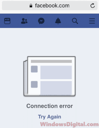 Free fire network connection error problem. Facebook Connection Error Try Again On Iphone Or Android Devices Fix