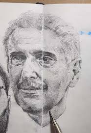 Live Sketching of Severance Characters