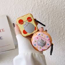 For Airpod 2 Case Toast Doughnut Donut Cat Cartoon Soft Silicone Wireless Earphone Cases For Apple Airpods Case Cute In 2020 Cute Ipod Cases Airpod Case Earphone Case