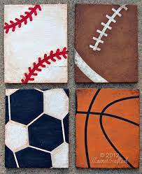 Maybe you would like to learn more about one of these? Vintage Sports Rectangular Set Of Four 4 Weathered Wood Etsy Easy Canvas Painting Ideas Kids Canvas Easy Canvas Painting
